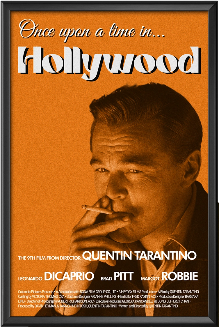 Once Upon a Time in Hollywood design still